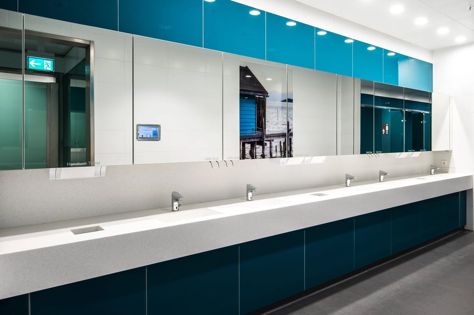 Flughafen T2 München_Waschtisch