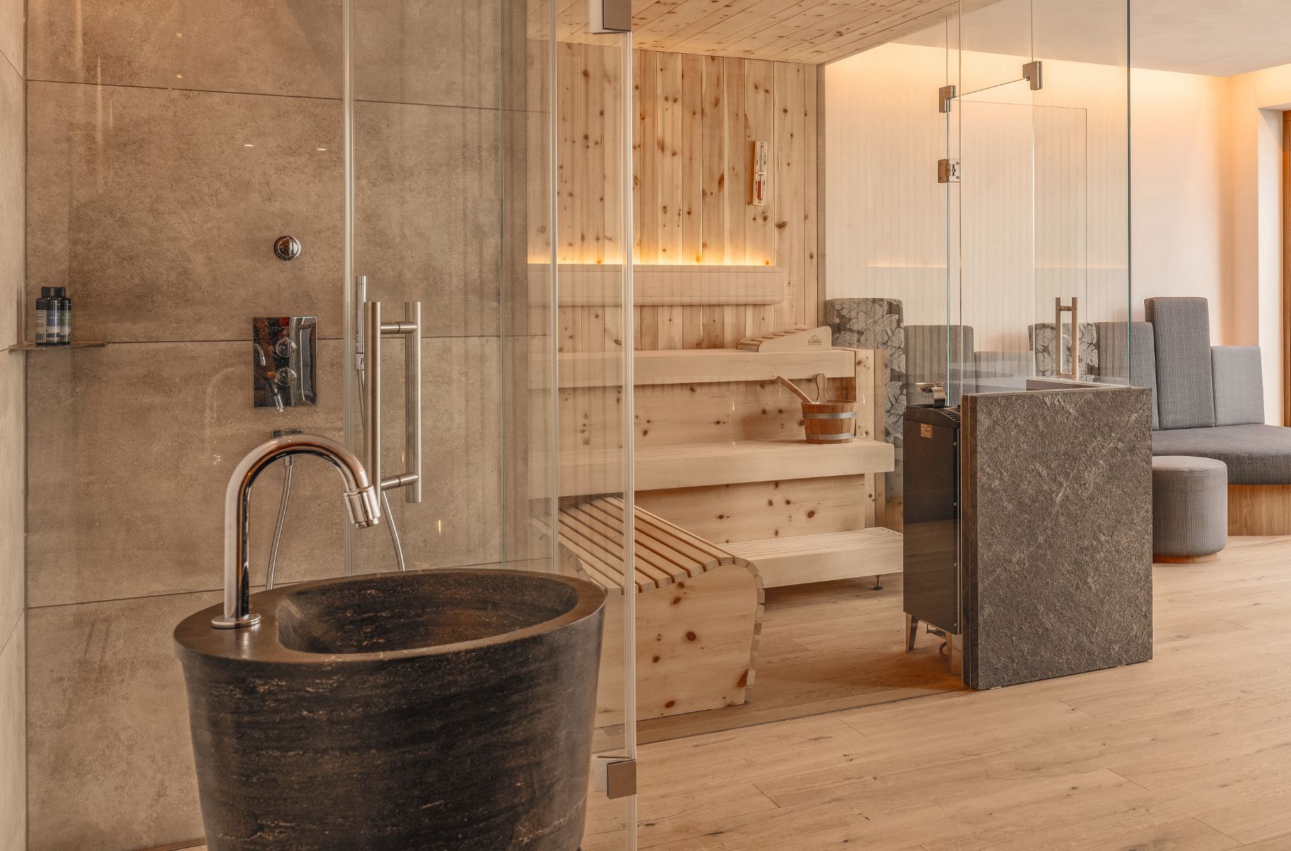 Wellness Oase-Sauna-Dusche