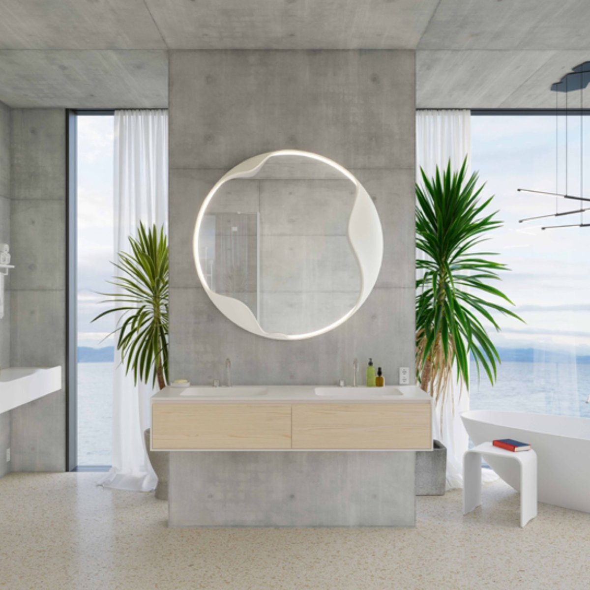 Runder Spiegel – Detail 1