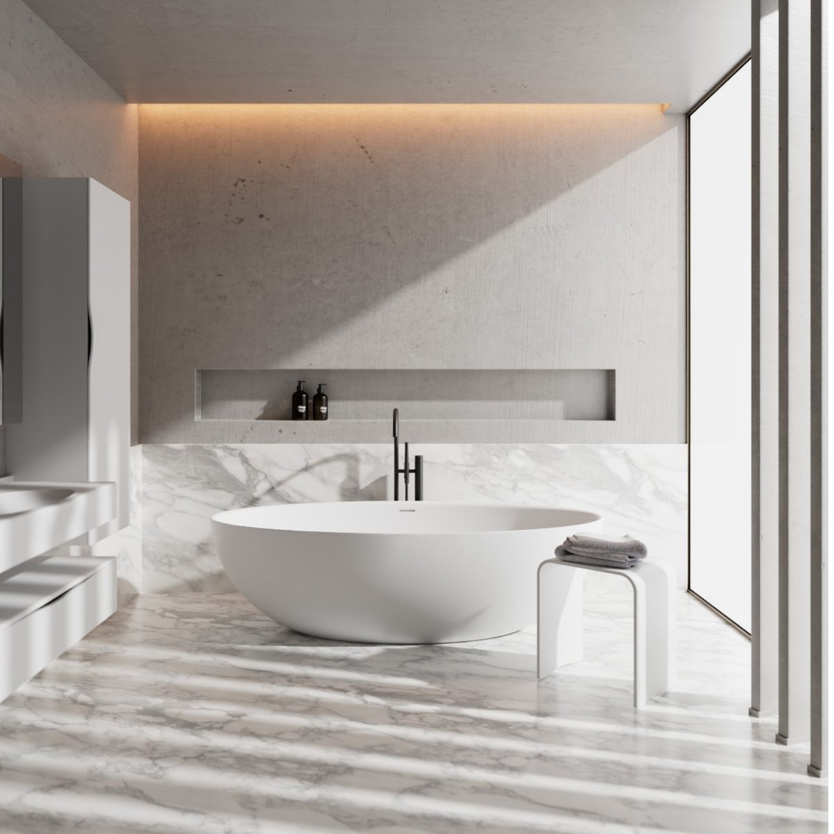 freistehende-Badewanne-weiss-Hasenkopf