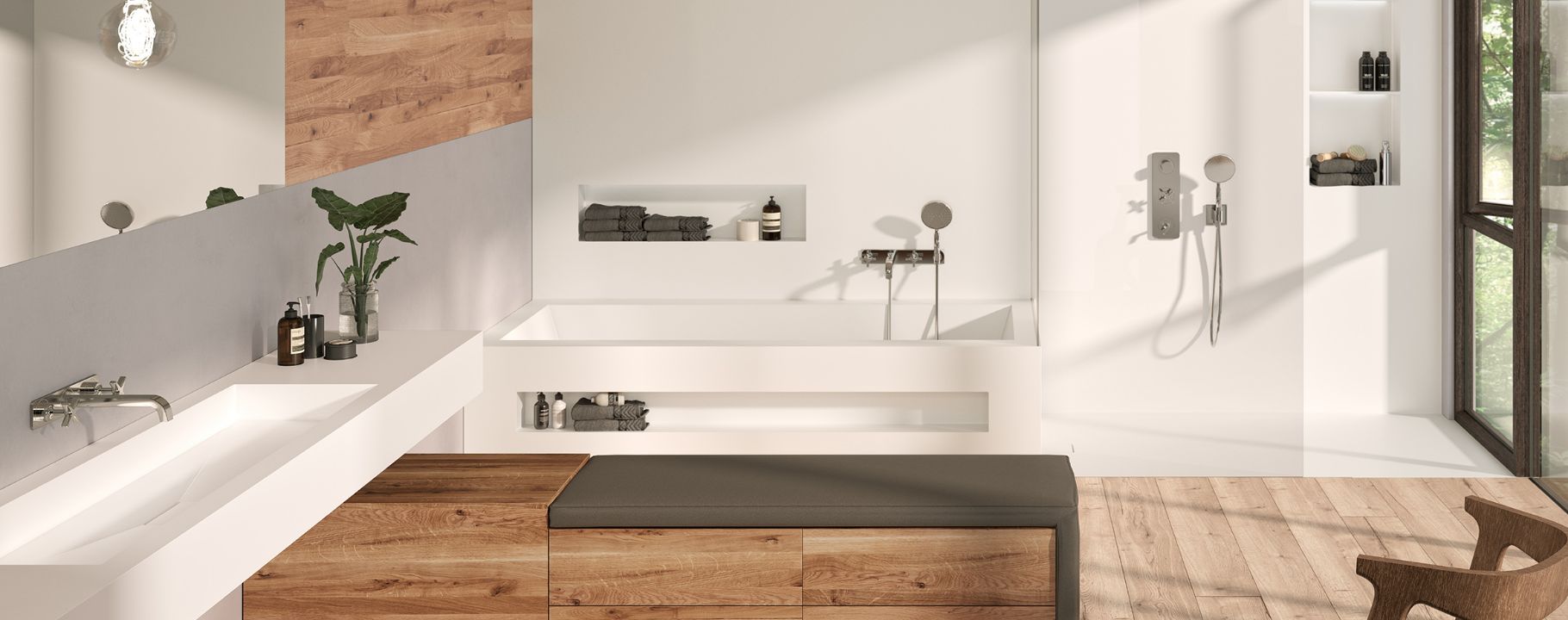 modernes-badezimmer-mit-einbaubadewannen-und-holzverkleidungen