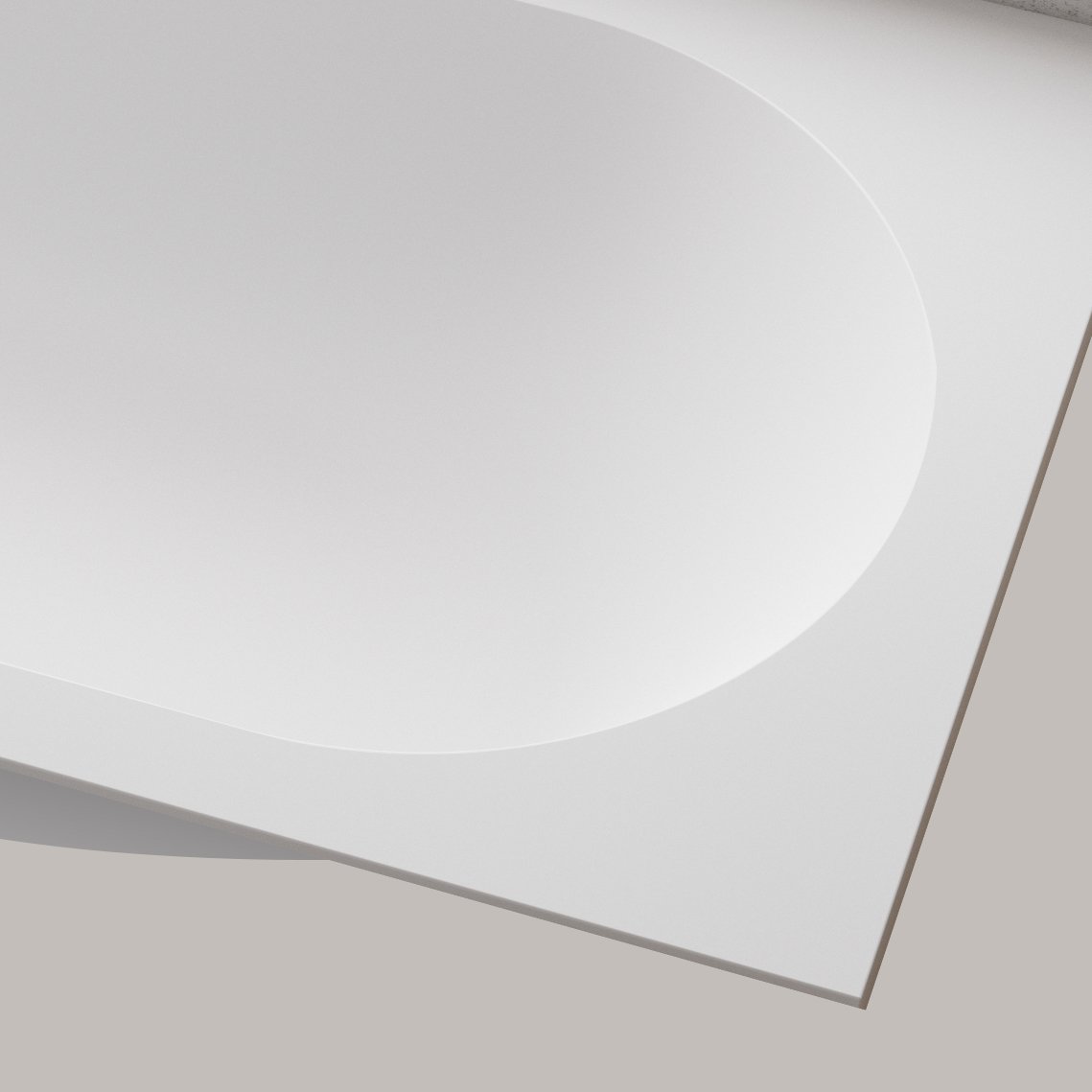 Hasenkopf-Badewanne-Deckplatte