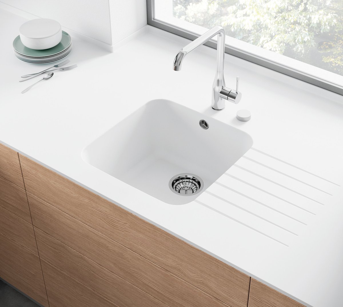 DuPont Spüle abgerundet