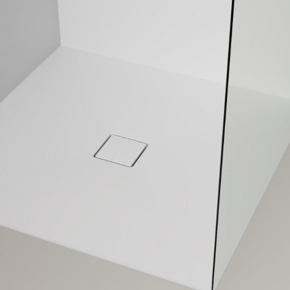 Dusche-Mittiger Ablauf