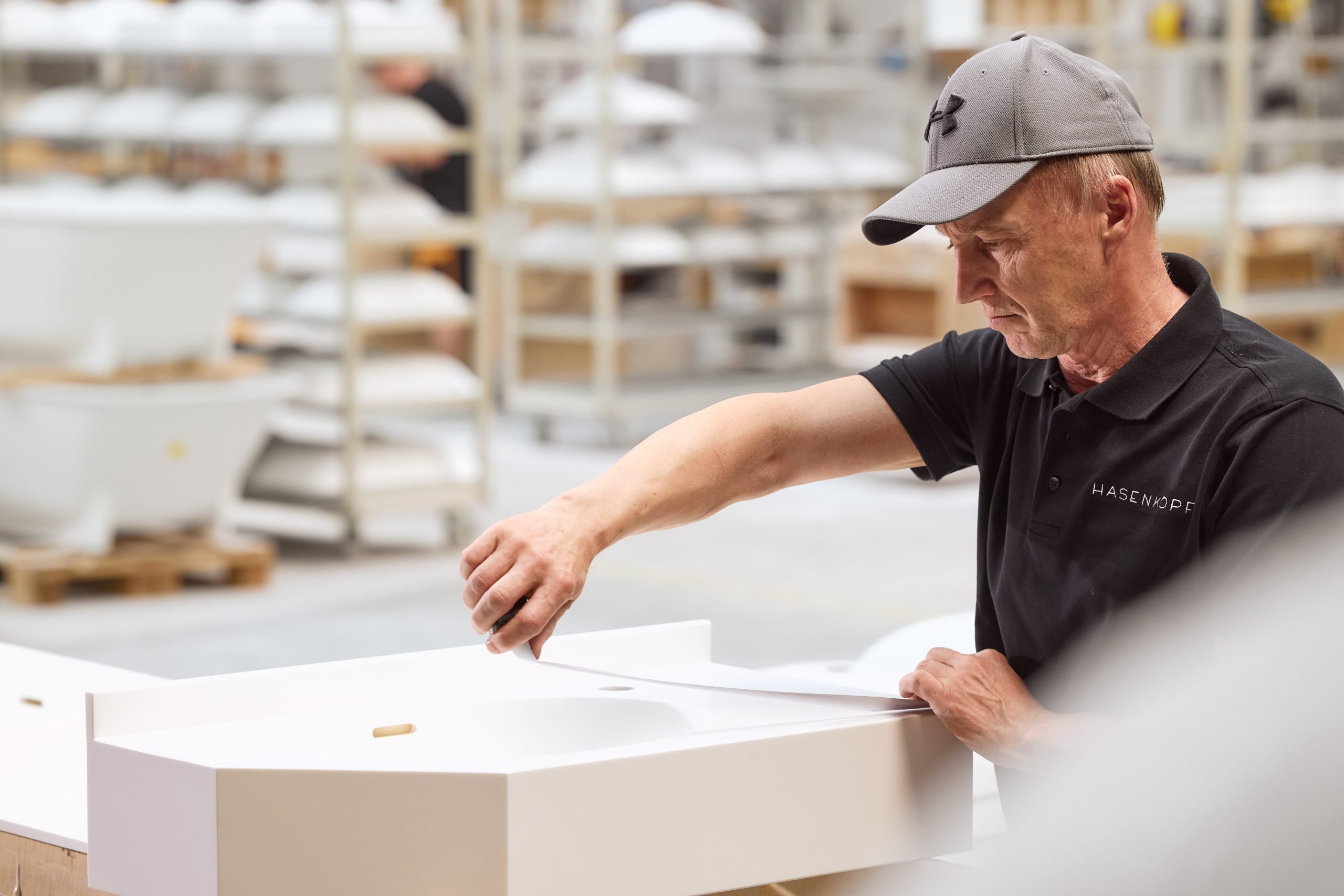 Schreiner-Mitarbeiter-Hasenkopf