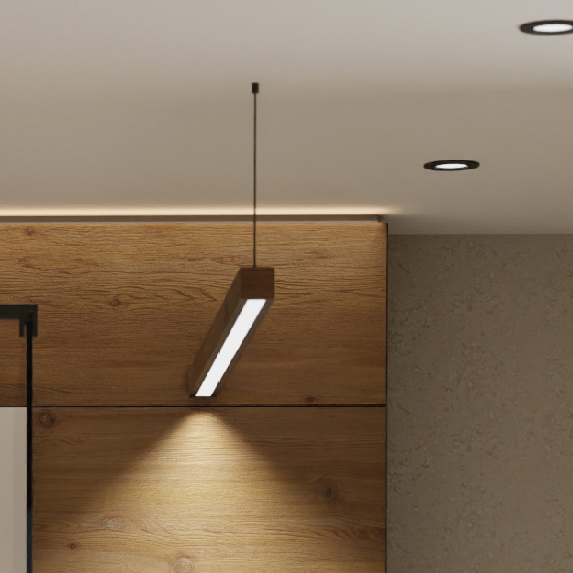 Leuchte-Dusch-Waschtisch Leuchte-Dusch-Waschtisch